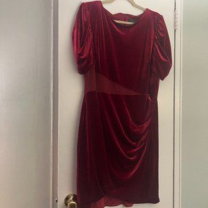 BCBG Red Velvet Dress!